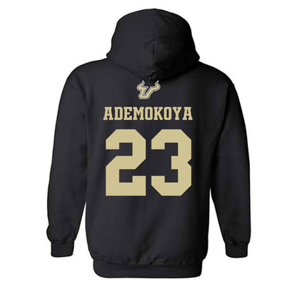 USF - NCAA Men's Basketball : Quincy Ademokoya - EDGE Classic Shersey Hooded Sweatshirt-1