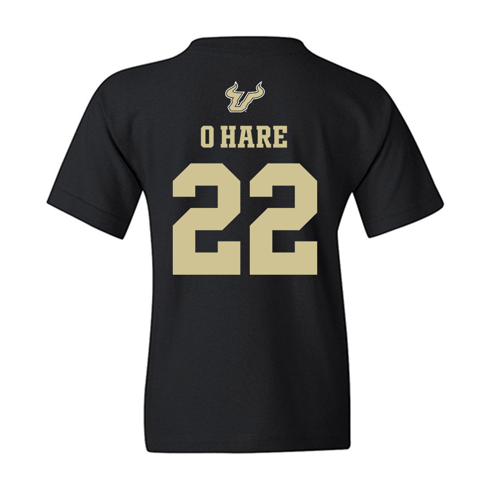 USF - NCAA Men's Basketball : Kyle O'Hare - EDGE Classic Shersey Youth T-Shirt-1