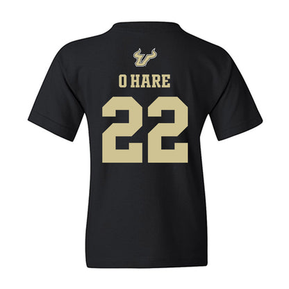 USF - NCAA Men's Basketball : Kyle O'Hare - EDGE Classic Shersey Youth T-Shirt-1