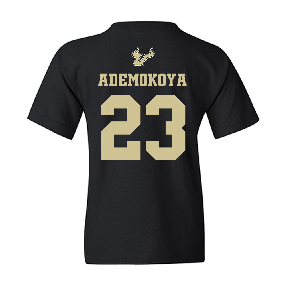 USF - NCAA Men's Basketball : Quincy Ademokoya - EDGE Classic Shersey Youth T-Shirt-1