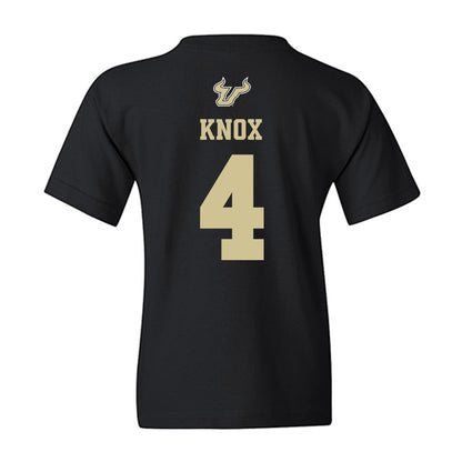 USF - NCAA Men's Basketball : Kobe Knox - EDGE Classic Shersey Youth T-Shirt-1