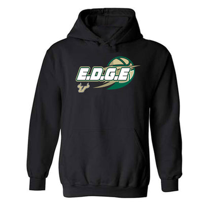 USF - NCAA Men's Basketball : Daniel Tobiloba - EDGE Classic Shersey Hooded Sweatshirt-0