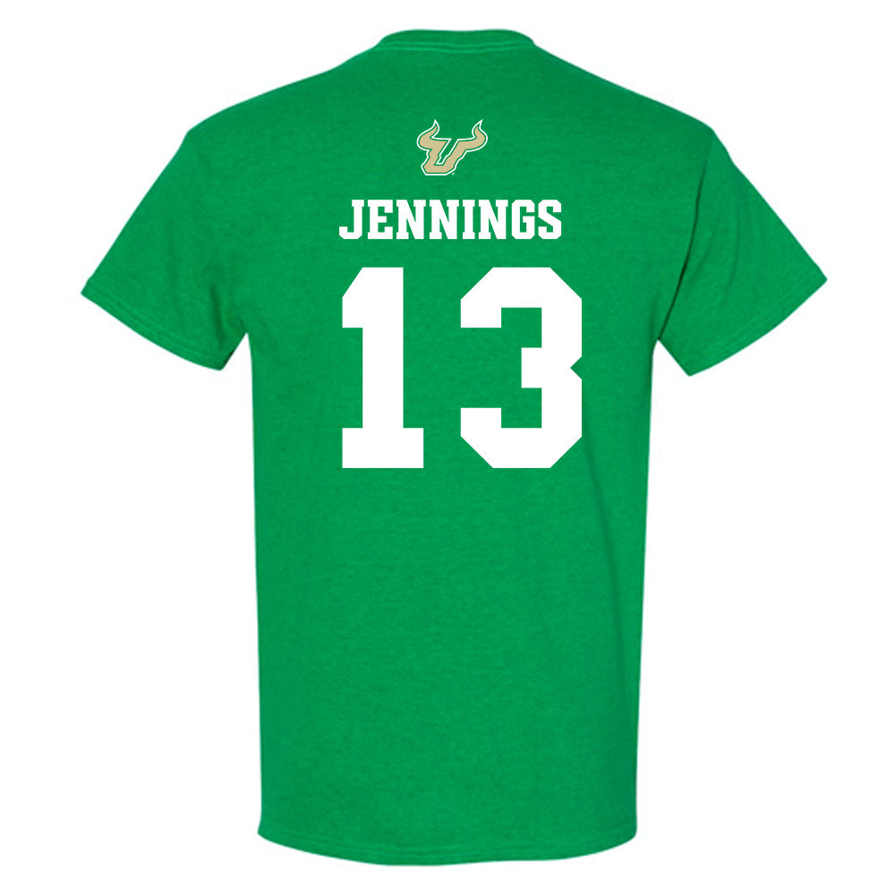 USF - NCAA Men's Basketball : Kasen Jennings - EDGE Classic Shersey T-Shirt-1