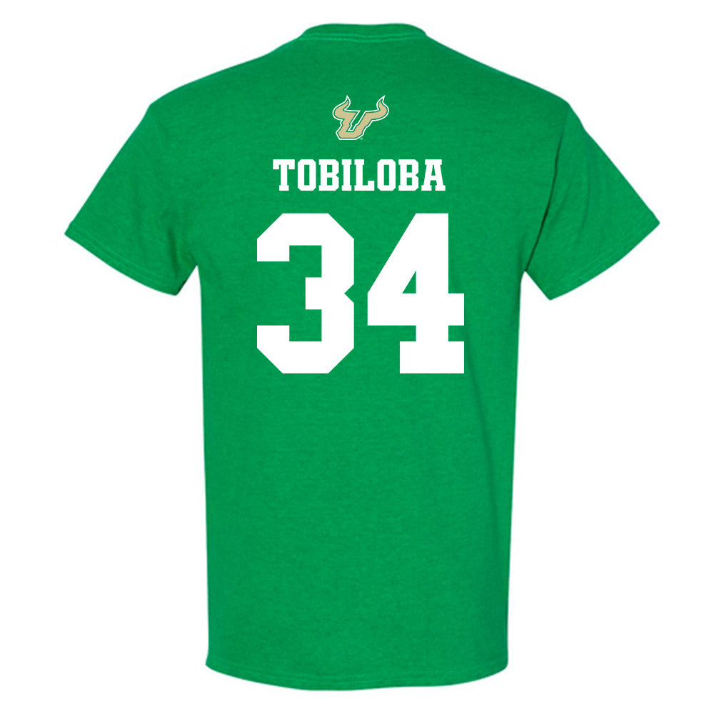 USF - NCAA Men's Basketball : Daniel Tobiloba - EDGE Classic Shersey T-Shirt-1