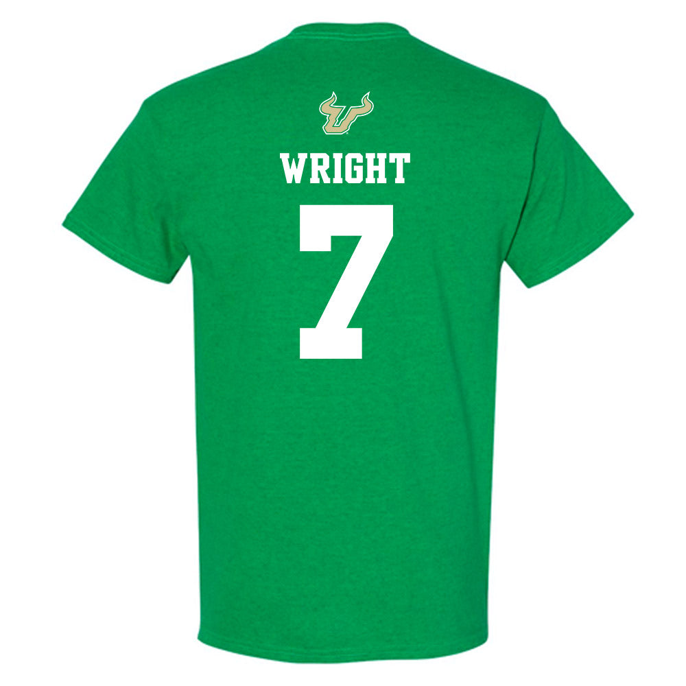 USF - NCAA Men's Basketball : Kam Wright - EDGE Classic Shersey T-Shirt-1