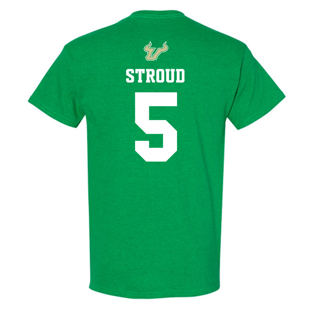 USF - NCAA Men's Basketball : Brandon Stroud - EDGE Classic Shersey T-Shirt-1