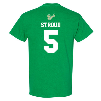 USF - NCAA Men's Basketball : Brandon Stroud - EDGE Classic Shersey T-Shirt-1