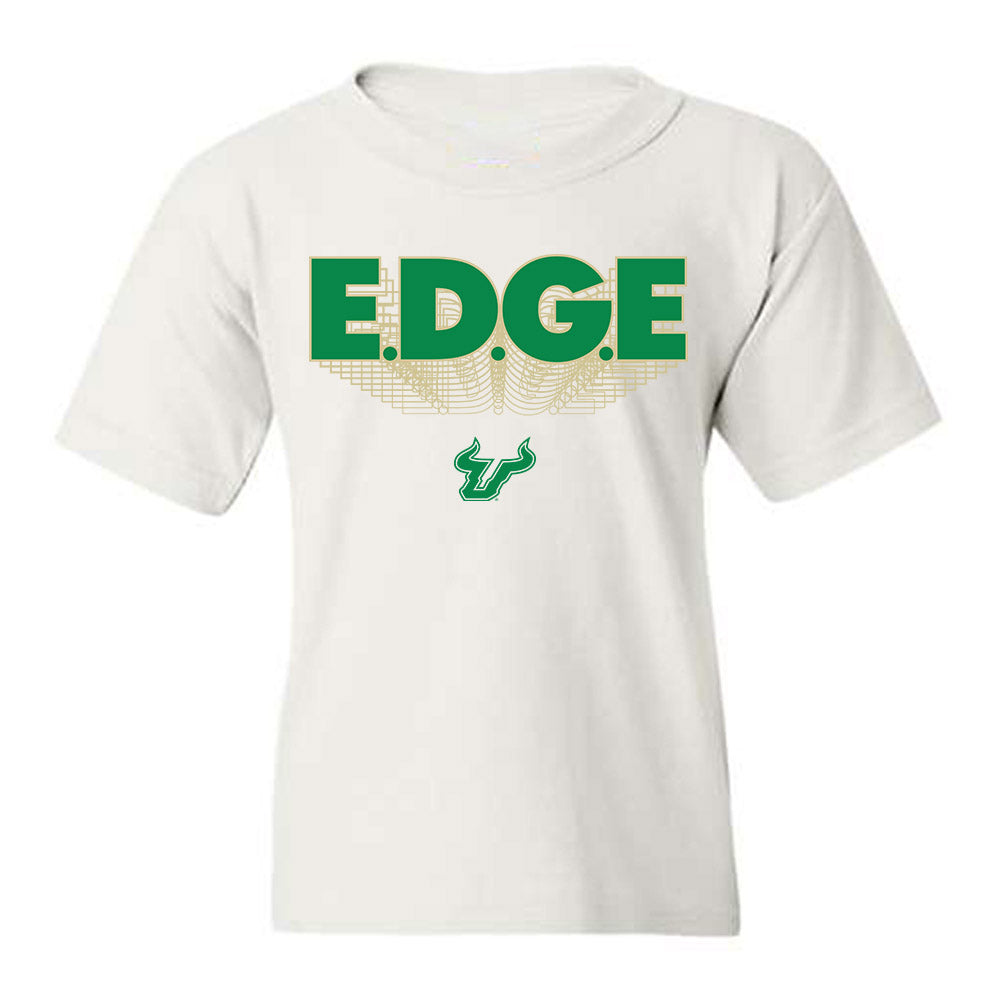 USF - NCAA Men's Basketball : EDGE Classic Shersey Youth T-Shirt-0