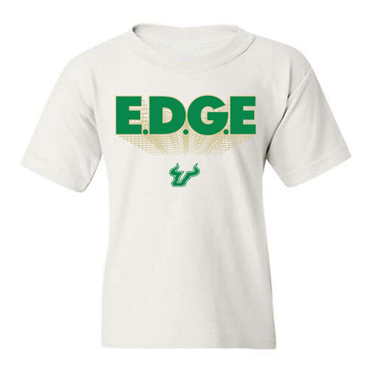 USF - NCAA Men's Basketball : EDGE Classic Shersey Youth T-Shirt-0