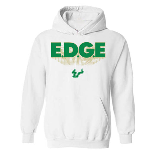 USF - NCAA Men's Basketball : EDGE Classic Shersey Hooded Sweatshirt-0