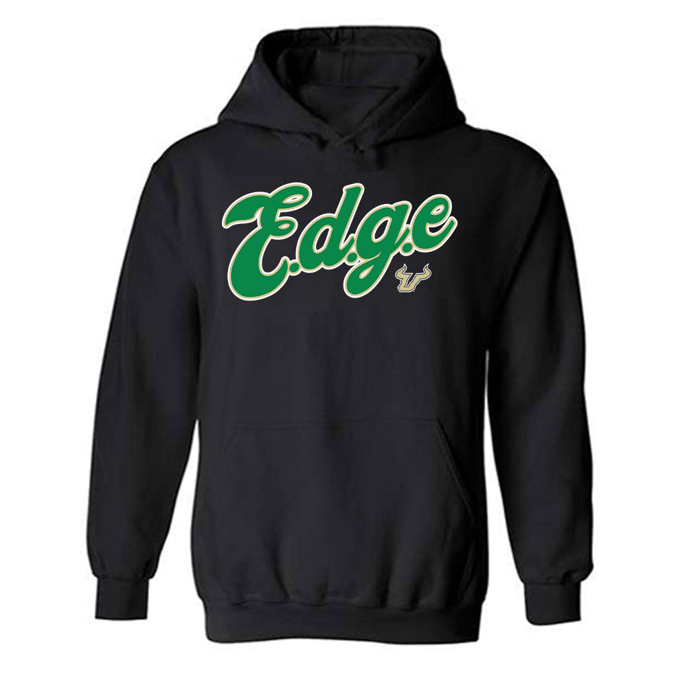 USF - NCAA Men's Basketball : EDGE Classic Shersey Hooded Sweatshirt-0