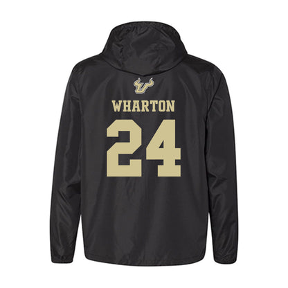 USF - NCAA Men's Basketball : Jaylen Wharton - Windbreaker-1