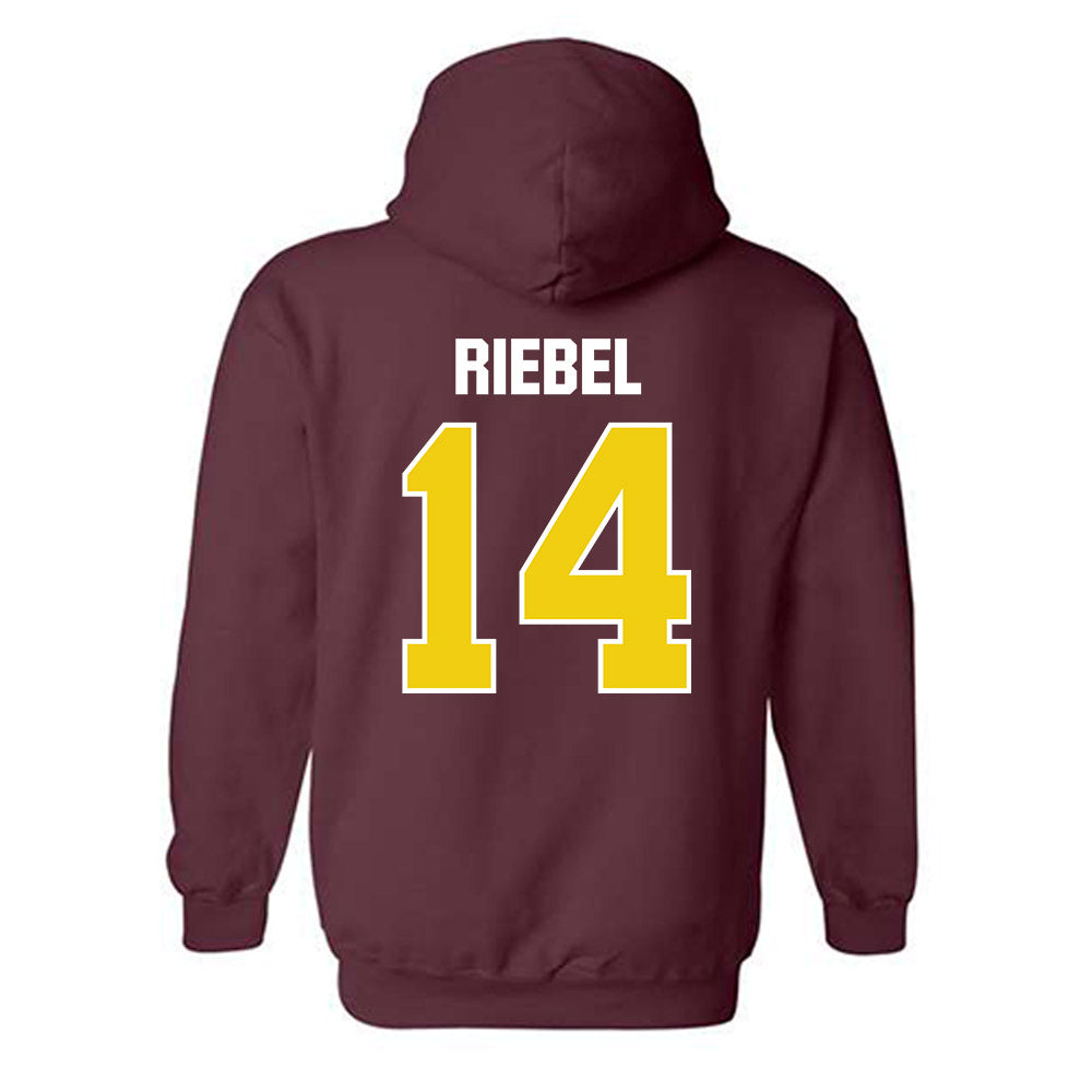 Calvin - NCAA Men's Basketball : Luke Riebel - Hooded Sweatshirt-1