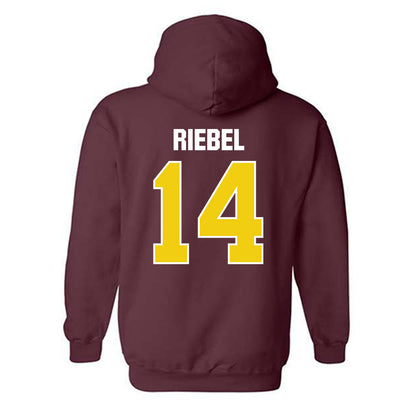 Calvin - NCAA Men's Basketball : Luke Riebel - Hooded Sweatshirt-1