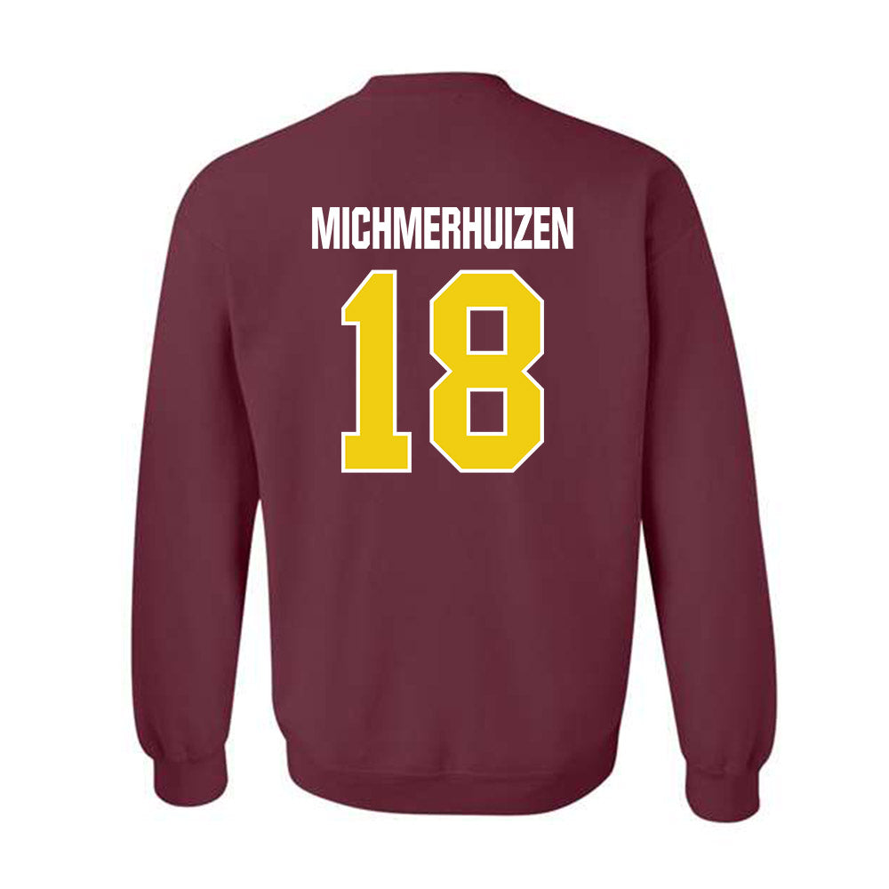 Calvin - NCAA Football : Luke Michmerhuizen - Crewneck Sweatshirt-1