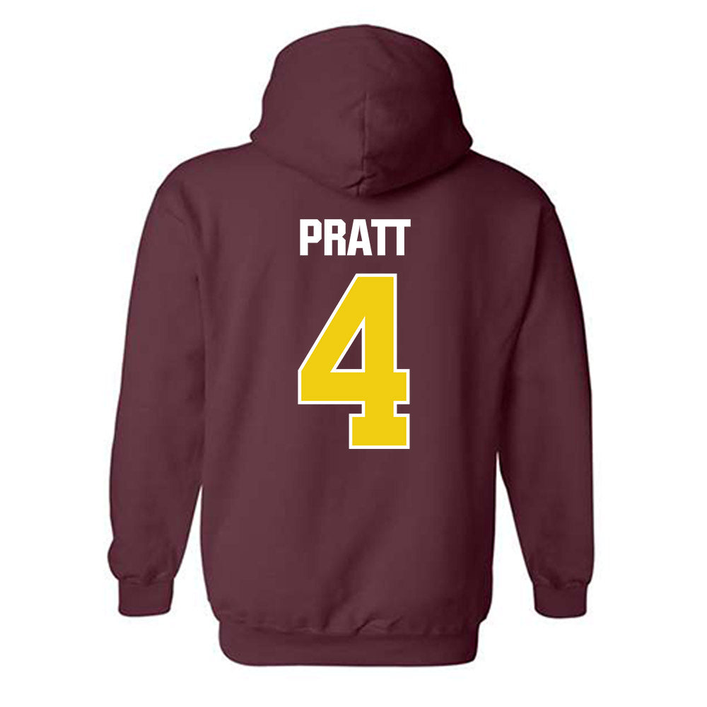 Calvin - NCAA Men's Ice Hockey : Holden Pratt - Hooded Sweatshirt-1