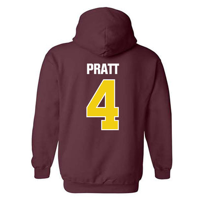 Calvin - NCAA Men's Ice Hockey : Holden Pratt - Hooded Sweatshirt-1