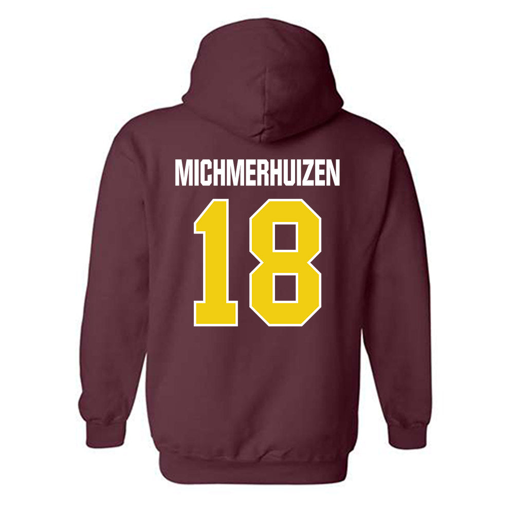 Calvin - NCAA Football : Luke Michmerhuizen - Hooded Sweatshirt-1