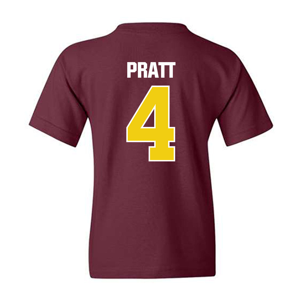 Calvin - NCAA Men's Ice Hockey : Holden Pratt - Youth T-Shirt-1