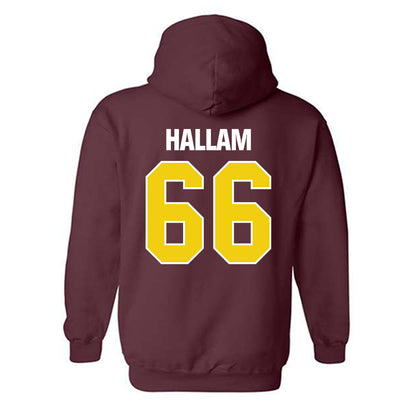 Calvin - NCAA Football : Matthew Hallam - Hooded Sweatshirt-1