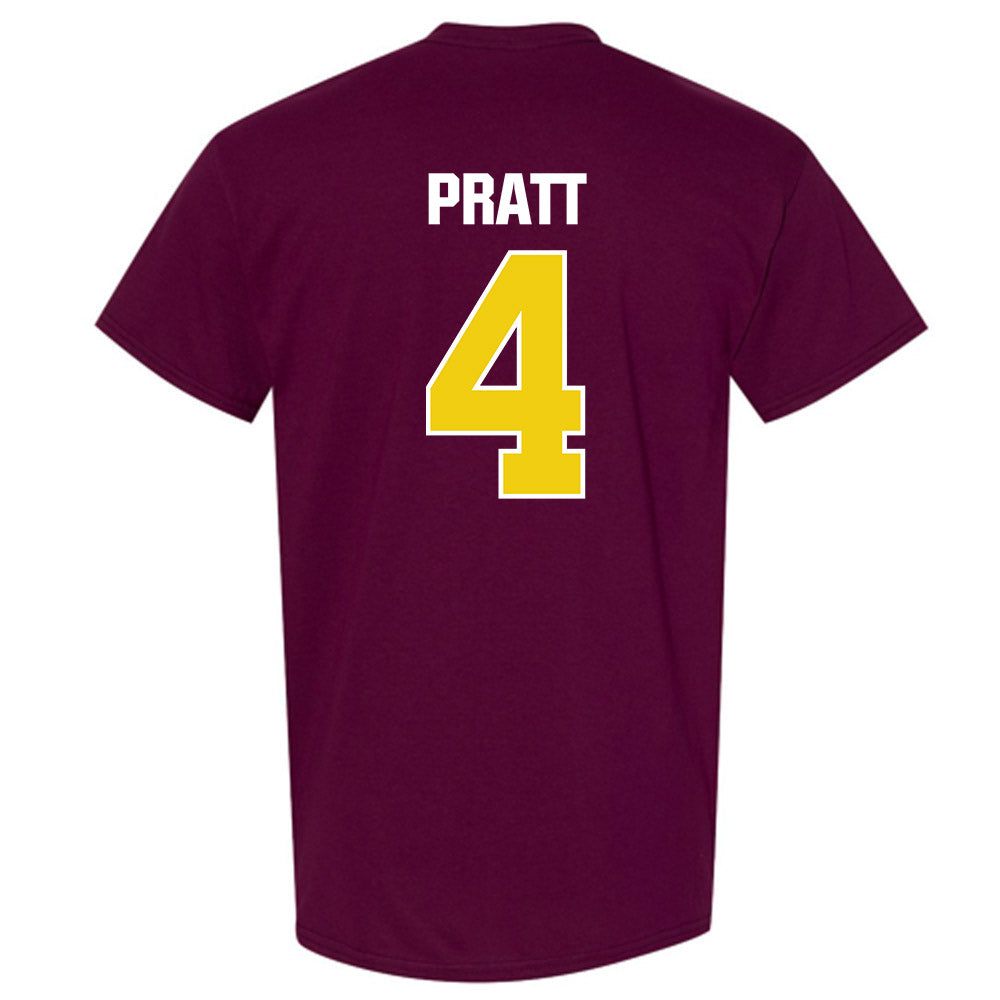 Calvin - NCAA Men's Ice Hockey : Holden Pratt - T-Shirt-1