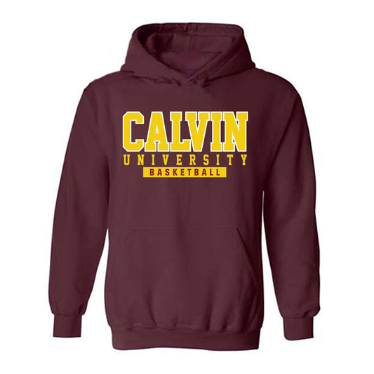 Calvin - NCAA Men's Basketball : Luke Riebel - Hooded Sweatshirt-0