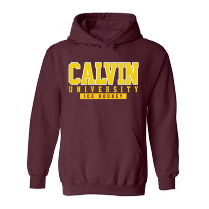 Calvin - NCAA Men's Ice Hockey : Henry Holleman - Hooded Sweatshirt-0