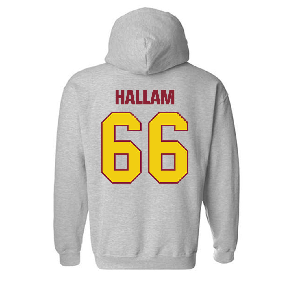 Calvin - NCAA Football : Matthew Hallam - Classic Shersey Hooded Sweatshirt-1