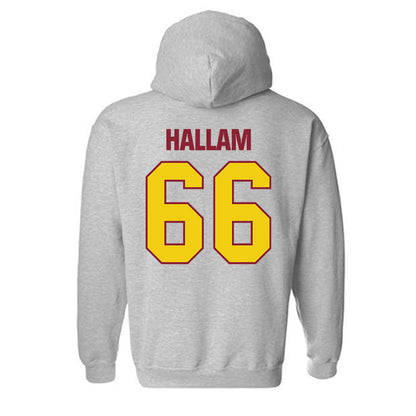 Calvin - NCAA Football : Matthew Hallam - Classic Shersey Hooded Sweatshirt-1