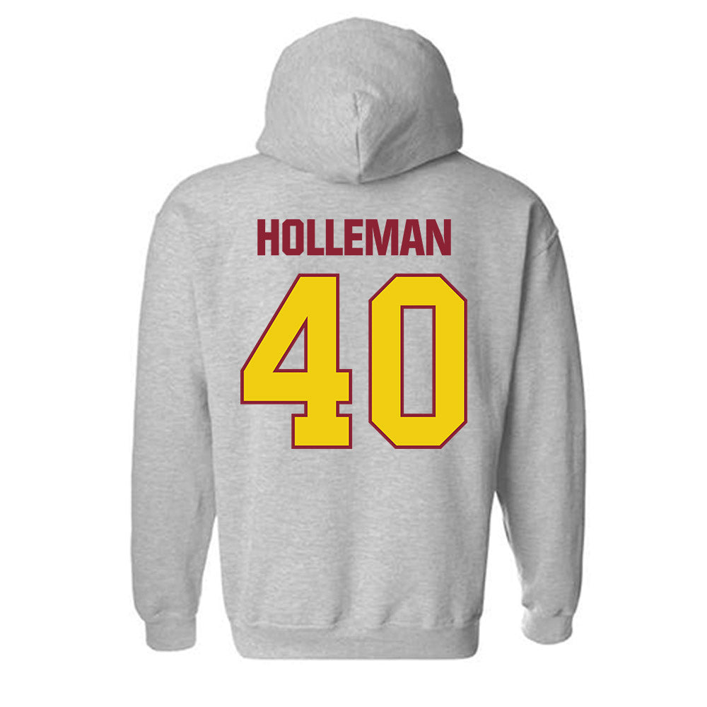 Calvin - NCAA Men's Ice Hockey : Henry Holleman - Classic Shersey Hooded Sweatshirt-1