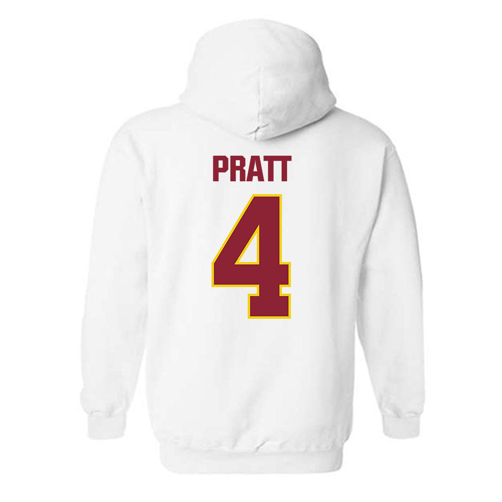 Calvin - NCAA Men's Ice Hockey : Holden Pratt - Hooded Sweatshirt-1