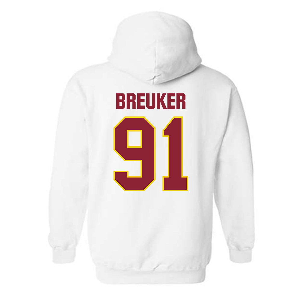 Calvin - NCAA Football : Marcus Breuker - Hooded Sweatshirt-1