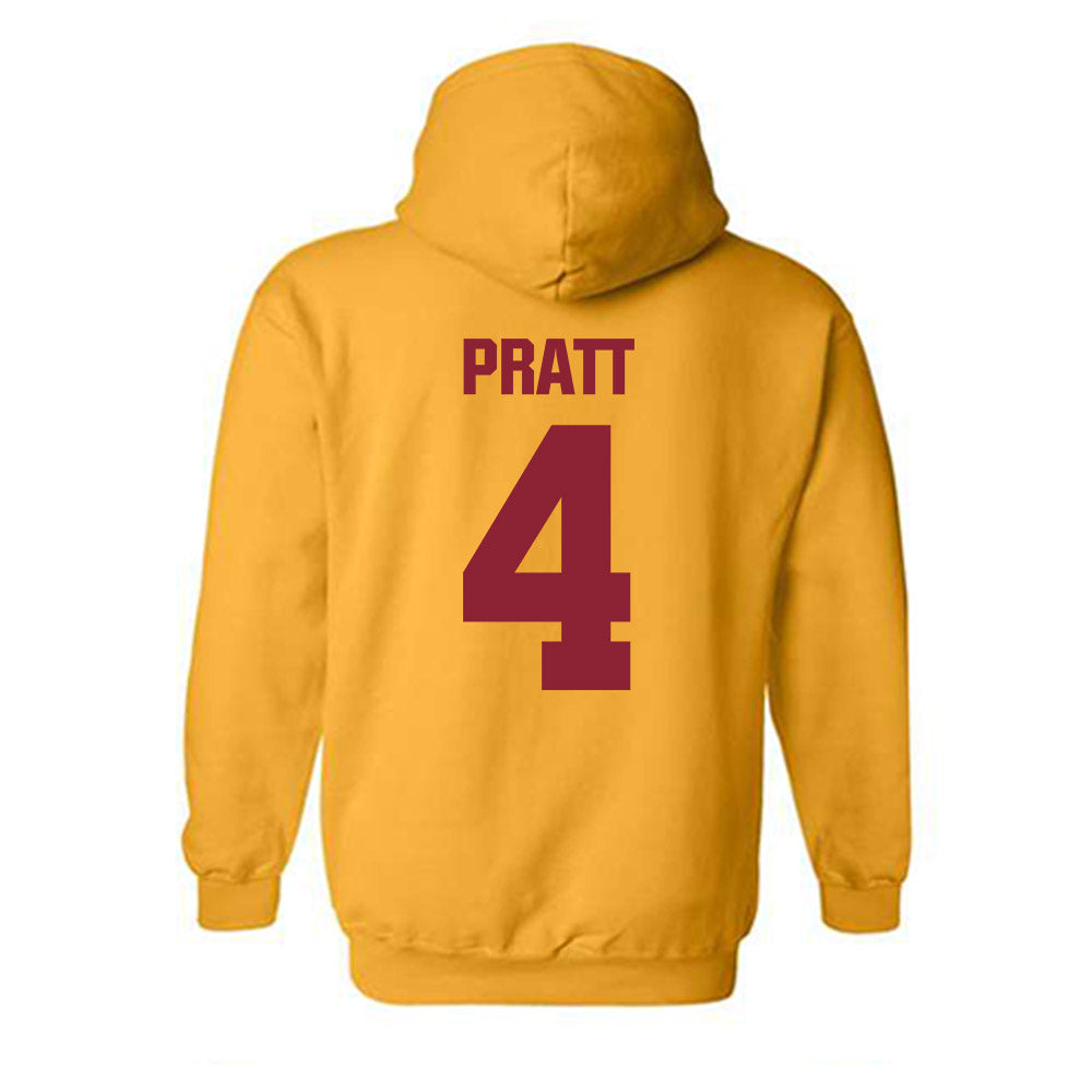 Calvin - NCAA Men's Ice Hockey : Holden Pratt - Hooded Sweatshirt-1