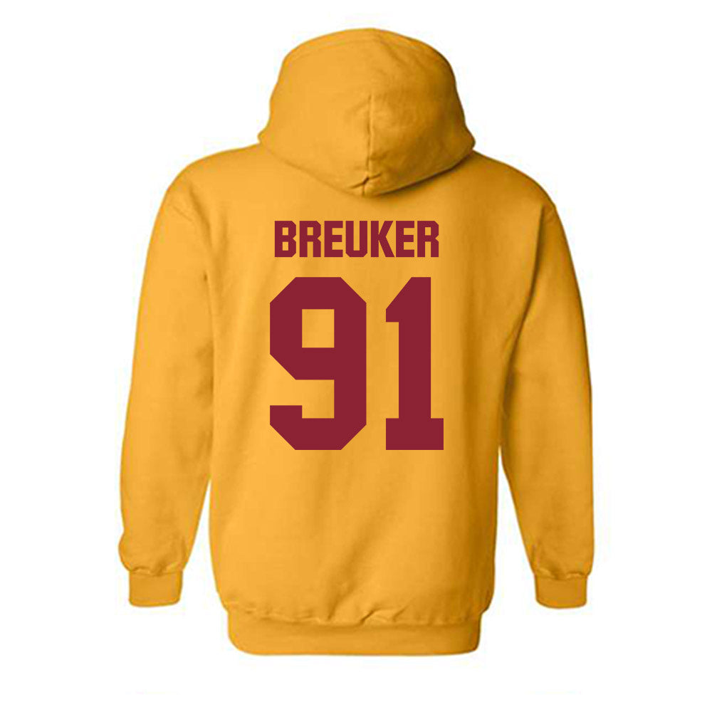 Calvin - NCAA Football : Marcus Breuker - Hooded Sweatshirt-1