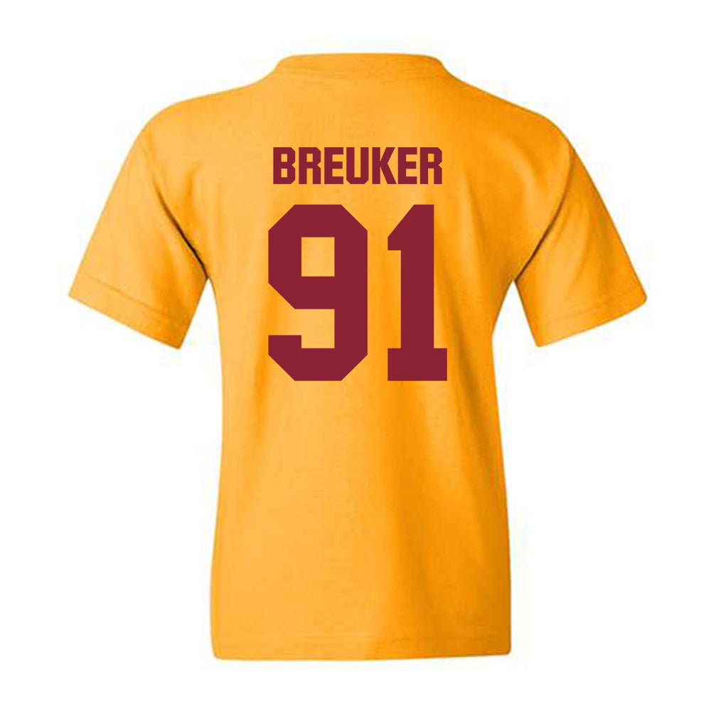 Calvin - NCAA Football : Marcus Breuker - Youth T-Shirt-1