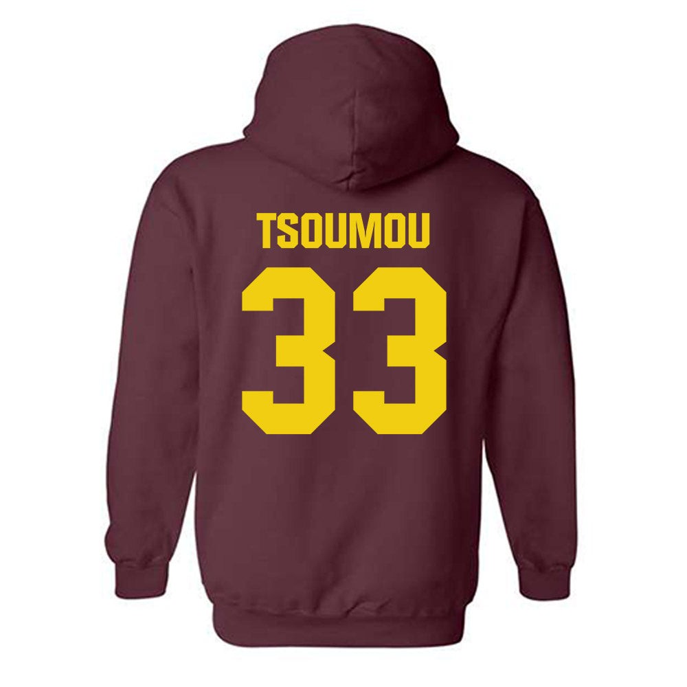 Calvin - NCAA Football : Jeremie Tsoumou - Hooded Sweatshirt-1