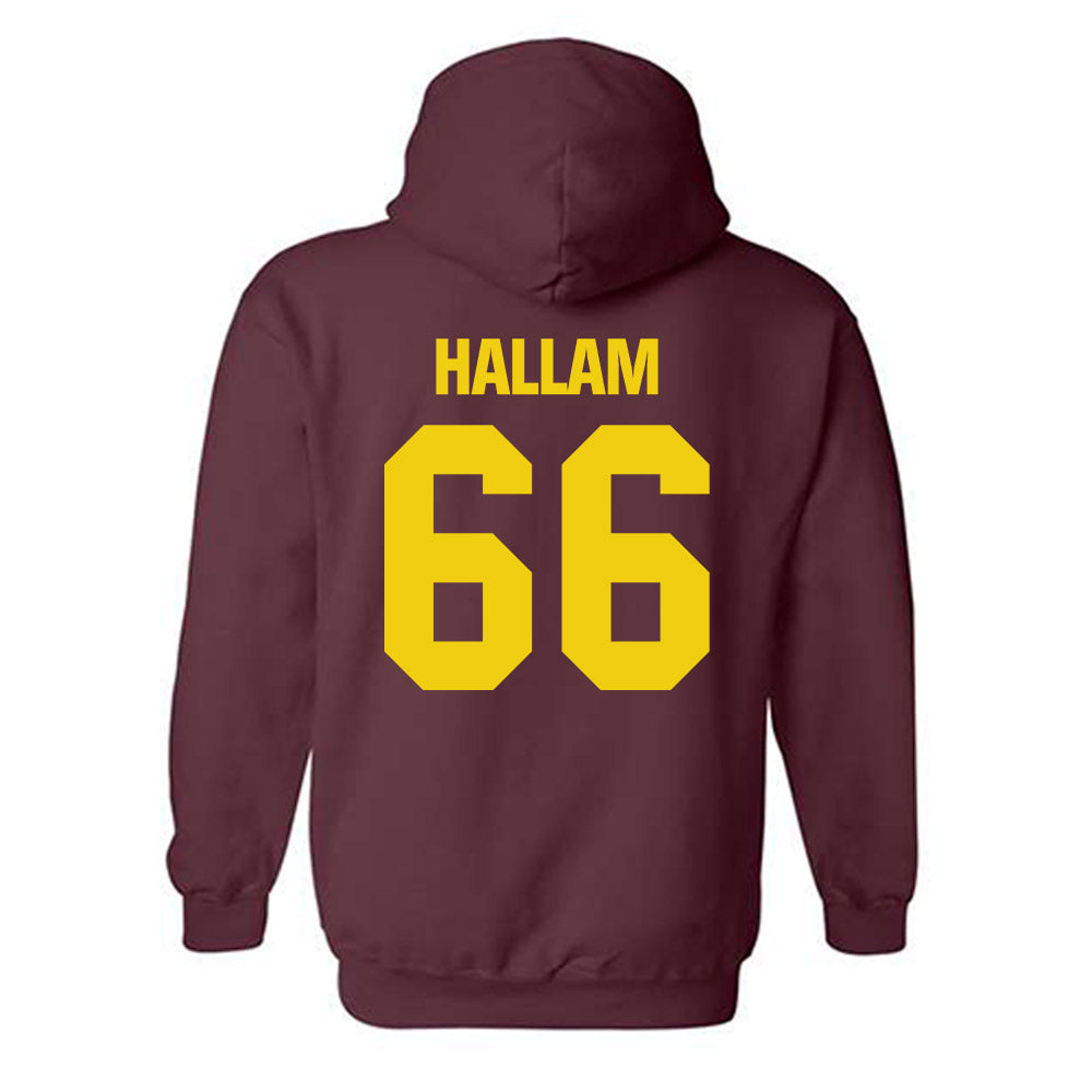 Calvin - NCAA Football : Matthew Hallam - Hooded Sweatshirt-1