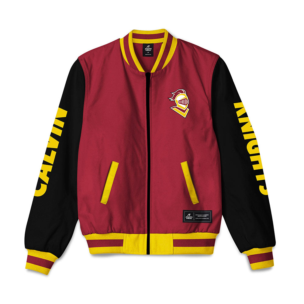 Calvin - NCAA Men's Ice Hockey : Holden Pratt - Bomber Jacket-0