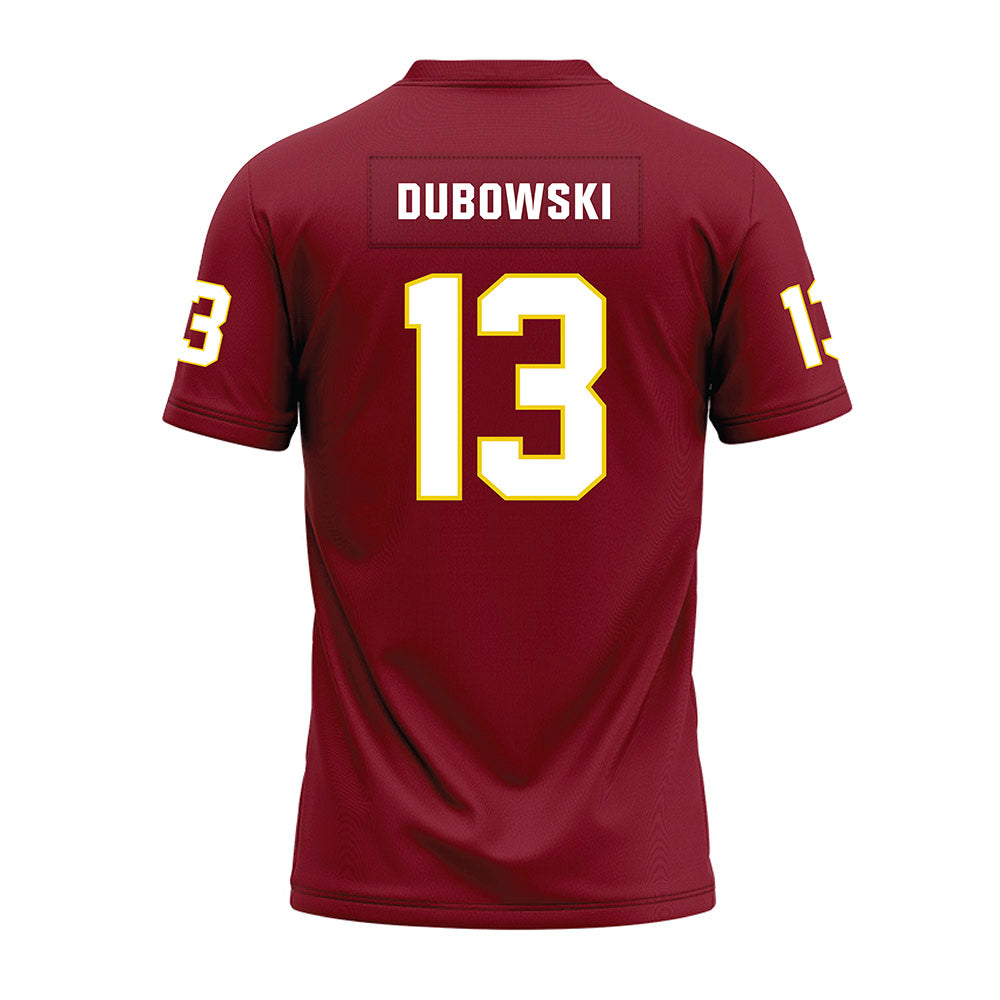 Calvin - NCAA Football : Kaleb Dubowski - Maroon Premium Football Jersey-1