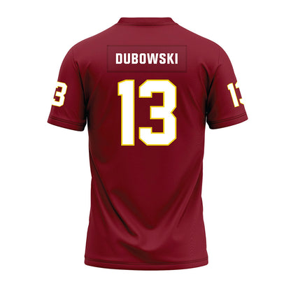 Calvin - NCAA Football : Kaleb Dubowski - Maroon Premium Football Jersey-1