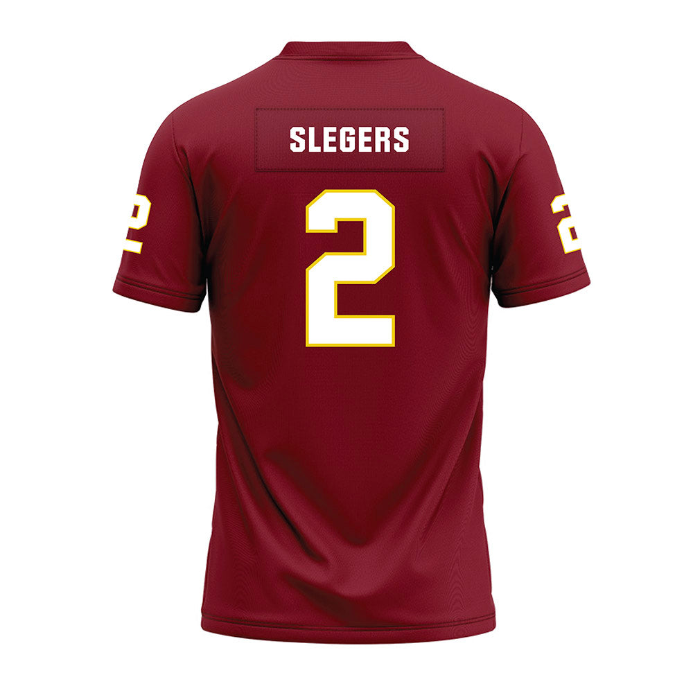 Calvin - NCAA Football : Hayden Slegers - Maroon Premium Football Jersey-1