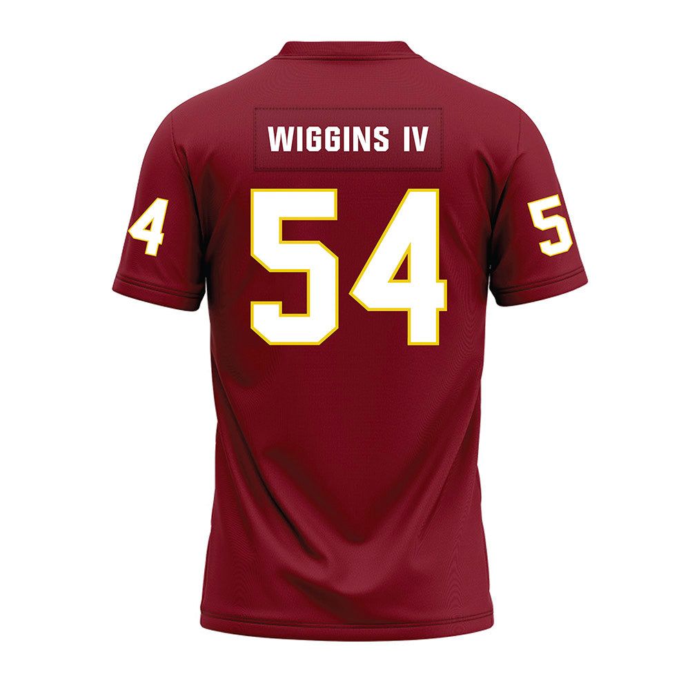 Calvin - NCAA Football : Richard Wiggins IV - Maroon Premium Football Jersey-1