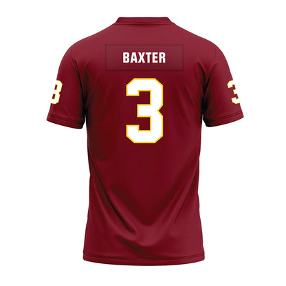 Calvin - NCAA Football : McCoy Baxter - Maroon Premium Football Jersey-1