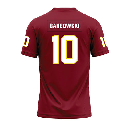 Calvin - NCAA Football : Charlie Garbowski - Maroon Premium Football Jersey-1