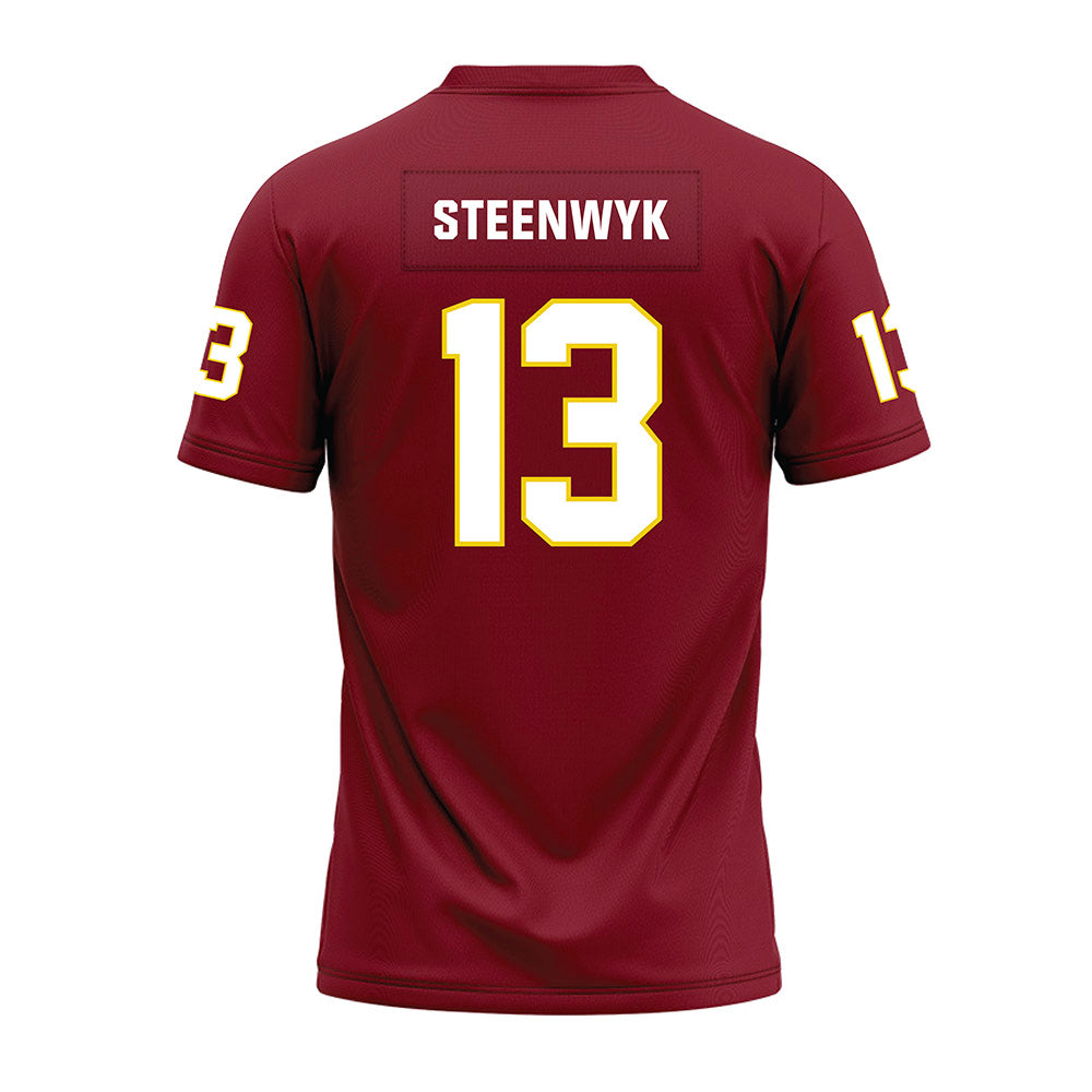 Calvin - NCAA Football : Henry Steenwyk - Maroon Premium Football Jersey-1