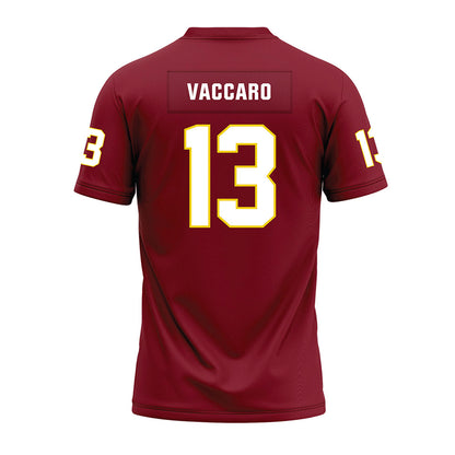Calvin - NCAA Football : Thomas Vaccaro - Maroon Premium Football Jersey-1