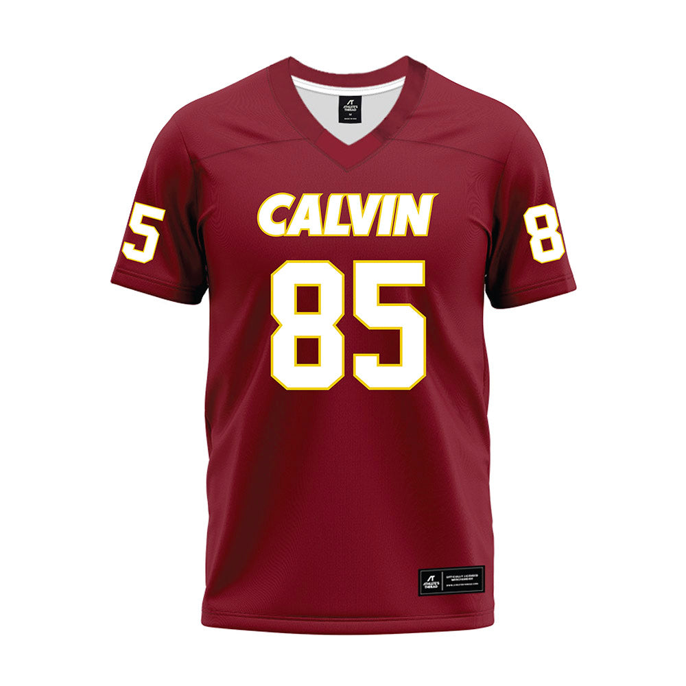 Calvin - NCAA Football : Paul Bouma IV - Maroon Premium Football Jersey-0