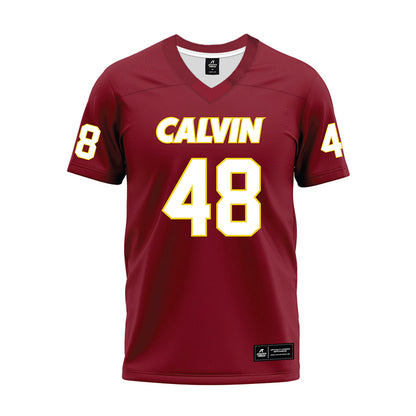 Calvin - NCAA Football : Kalgary Fegan - Maroon Premium Football Jersey-0