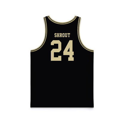 PFW - NCAA Men's Basketball : Mason Shrout - Black Basketball Jersey-1