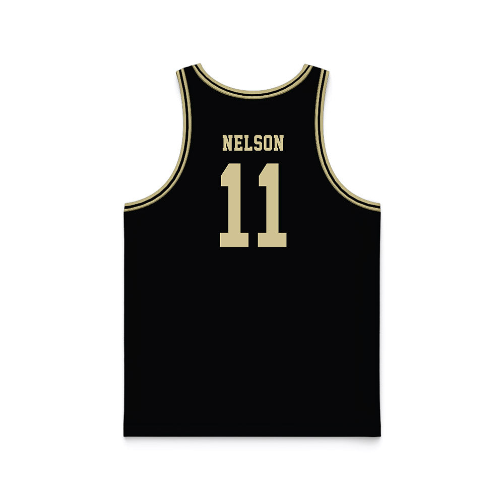 PFW - NCAA Men's Basketball : Maximus Nelson - Black Basketball Jersey-1